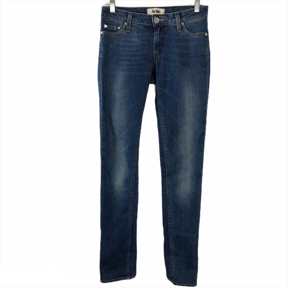 Acne Studios Jeans Blue Cotton Blend Women's Size 26